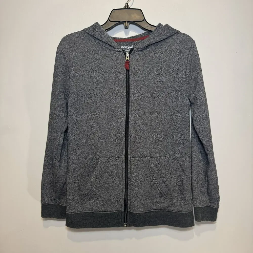 Boys' Cat & Jack Fleece Full-zip hoodie Size L (12-14)‎